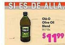 Vallarta Supermarkets Olé-o olive oil blend offer