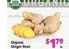 Vallarta Supermarkets Organic ginger root offer