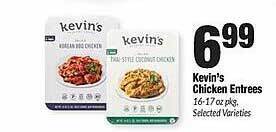 Sentry Kevin's chicken entrees offer