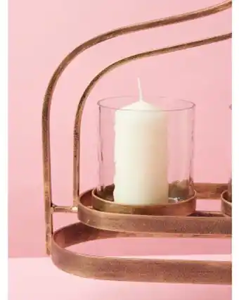 Home Goods 13x16 metal 3 candle holder offer