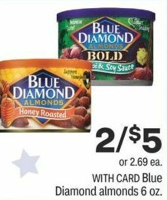 CVS Blue Diamond Almonds 6 oz offer