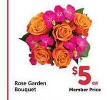 Safeway Rose garden bouquet offer