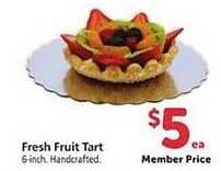 Safeway Fresh fruit tart offer