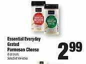 Sentry Essential everyday grated parmesan cheese offer