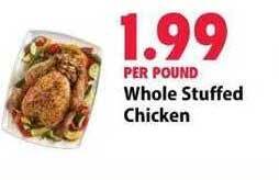 Festival Foods Whole stuffed chicken offer