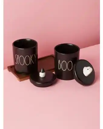 Home Goods 3pc gnome ghost cotton jar set offer