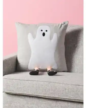 Home Goods 20x20 dangle leg ghost pillow offer