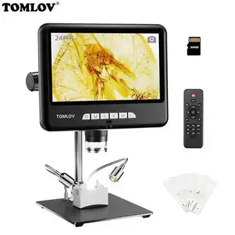 AliExpress Tomlov dm402 pro 2k digital microscope 1200x offer