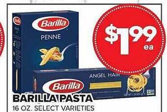 Price Cutter Barilla pasta offer