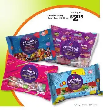 Family Dollar Catawba variety candy bags offer