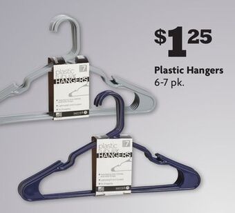 Family Dollar Plastic hangers offer