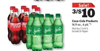 Family Dollar Coca-cola products offer