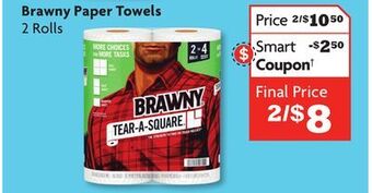 Family Dollar Brawny paper towels offer