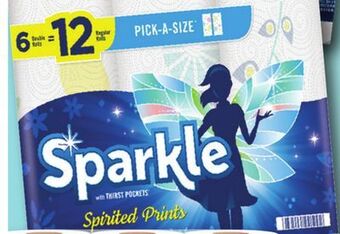 Family Dollar Sparkle paper towels offer