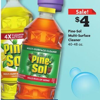 Family Dollar Pine-sol multi-surface cleaner offer