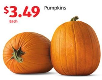 Aldi Pumpkins offer