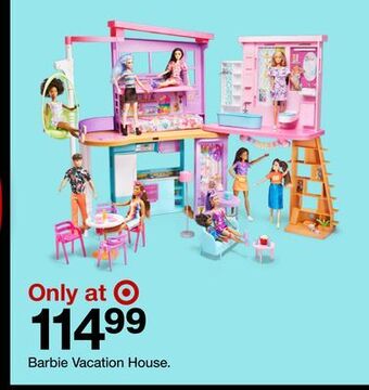 Target Barbie vacation house offer