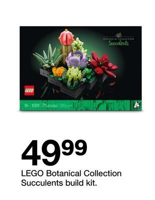Target Lego botanical collection succulents build kit. offer