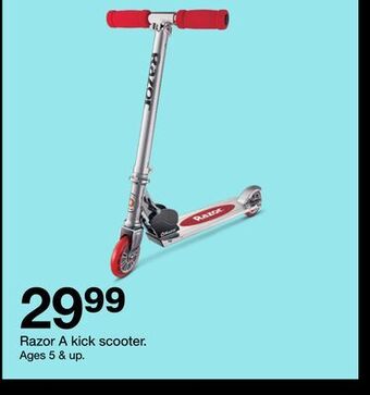 Target Razor a kick scooter offer