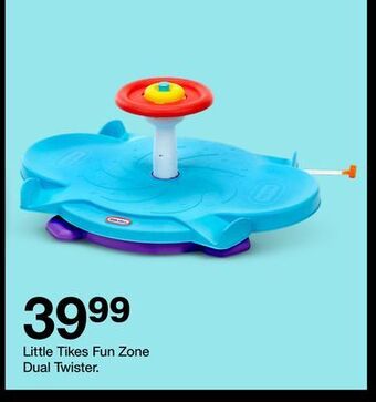 Target Little tikes fun zone dual twister offer