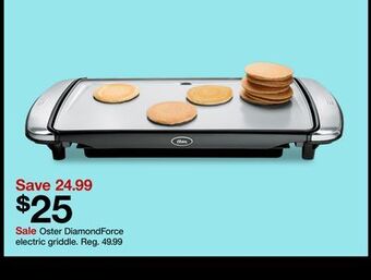Target Oster diamondforce electric griddle offer