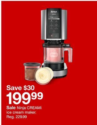 Target Ninja creami ice cream maker offer