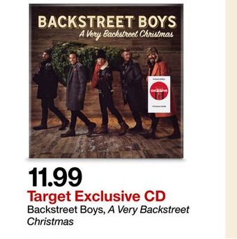 Target Backstreet boys, a very backstreet christmas offer