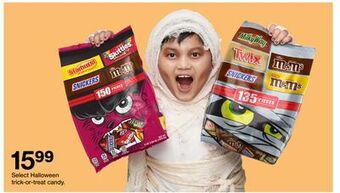 Target Select halloween trick-or-treat candy offer