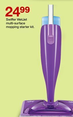 Target Swiffer wetjet multi-surface mopping starter kit offer