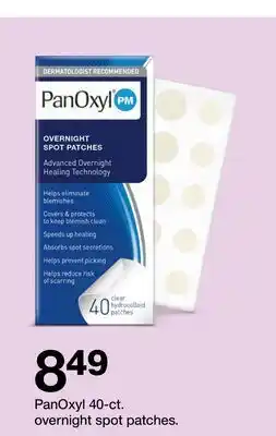 Target Panoxyl 40-ct. overnight spot patches offer