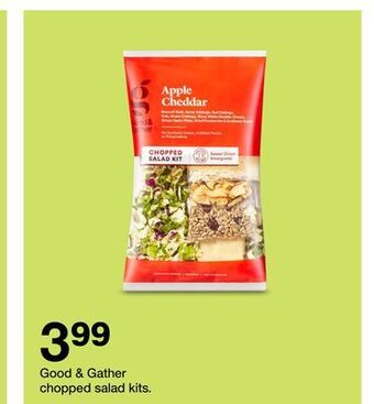Target Good & gather chopped salad kits offer