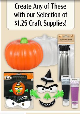 Dollar Tree Craft supplies offer