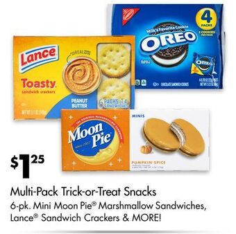 Dollar Tree Multi-pack trick-or-treat snacks offer
