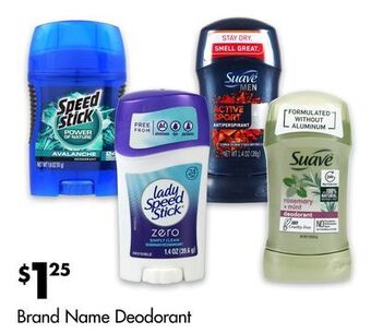 Dollar Tree Brand name deodorant offer