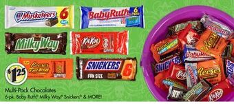 Dollar Tree Multi-pack chocolates offer