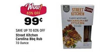 Grocery Outlet Street kitchen carolina bbq rub offer
