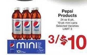 Price Chopper Pepsi products offer