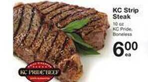 Price Chopper Kc strip steak offer