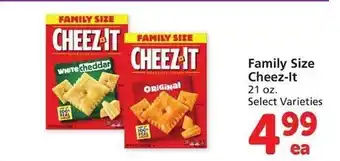 Vons Family size cheez-it offer