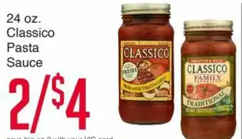 Harris Teeter Classico Pasta Sauce 24 oz. offer