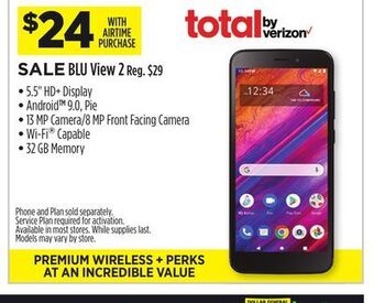 Dollar General Total by verizon blu view 2 offer
