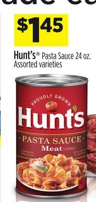 Dollar General Hunt's® pasta sauce offer