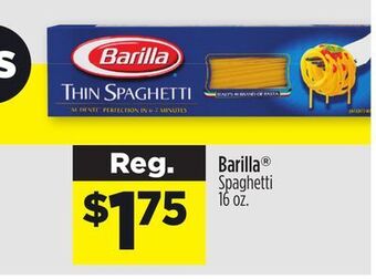 Dollar General Barilla® spaghetti offer