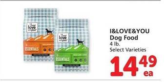Vons I&love&you dog food offer