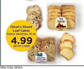 QFC Olson's sliced loaf cakes offer