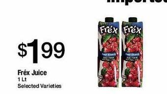 Jons International Fréx juice offer