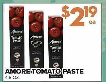 Price Cutter Amore tomato paste offer