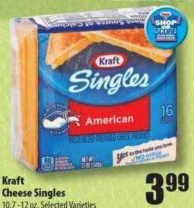 Times Supermarkets Kraft cheese singles offer