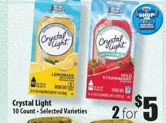 Times Supermarkets Crystal light offer