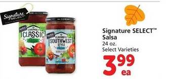 Vons Signature select salsa offer